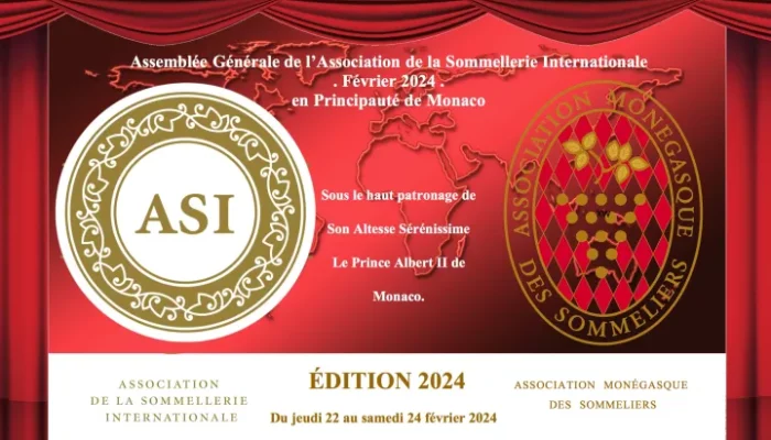 NOTRE POUILLY-FUISSE BRILLE A L’ASSEMBLEE GENERALE DE LA SOMMELLERIE INTERNATIONALE A MONACO